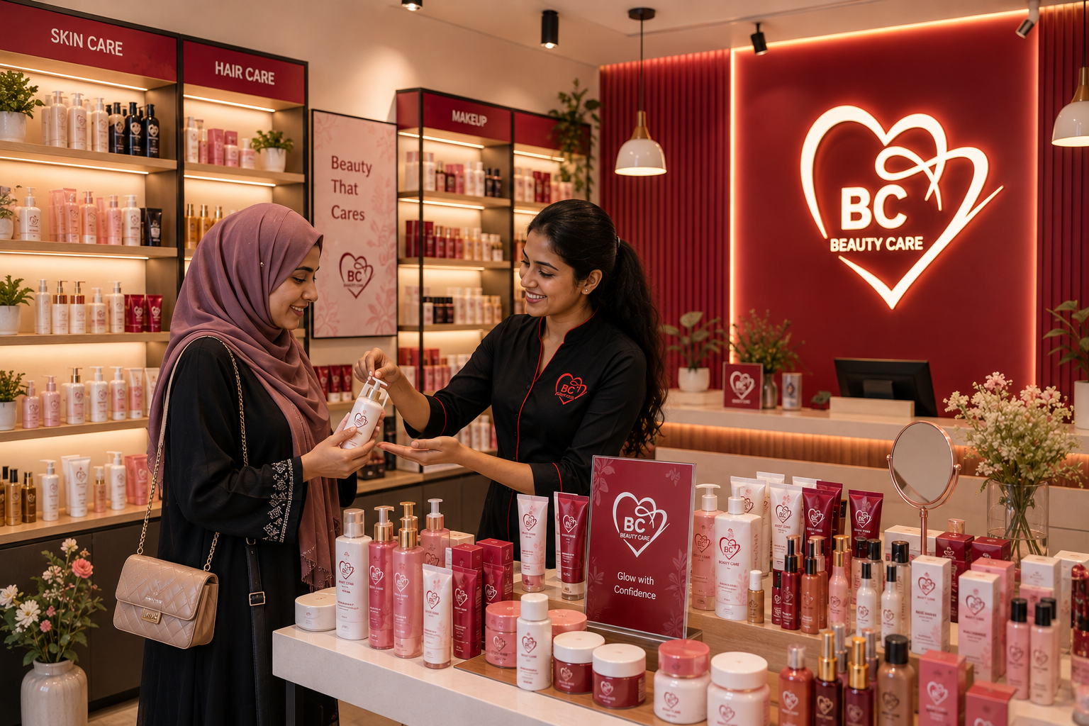 Modern retail boutique interior