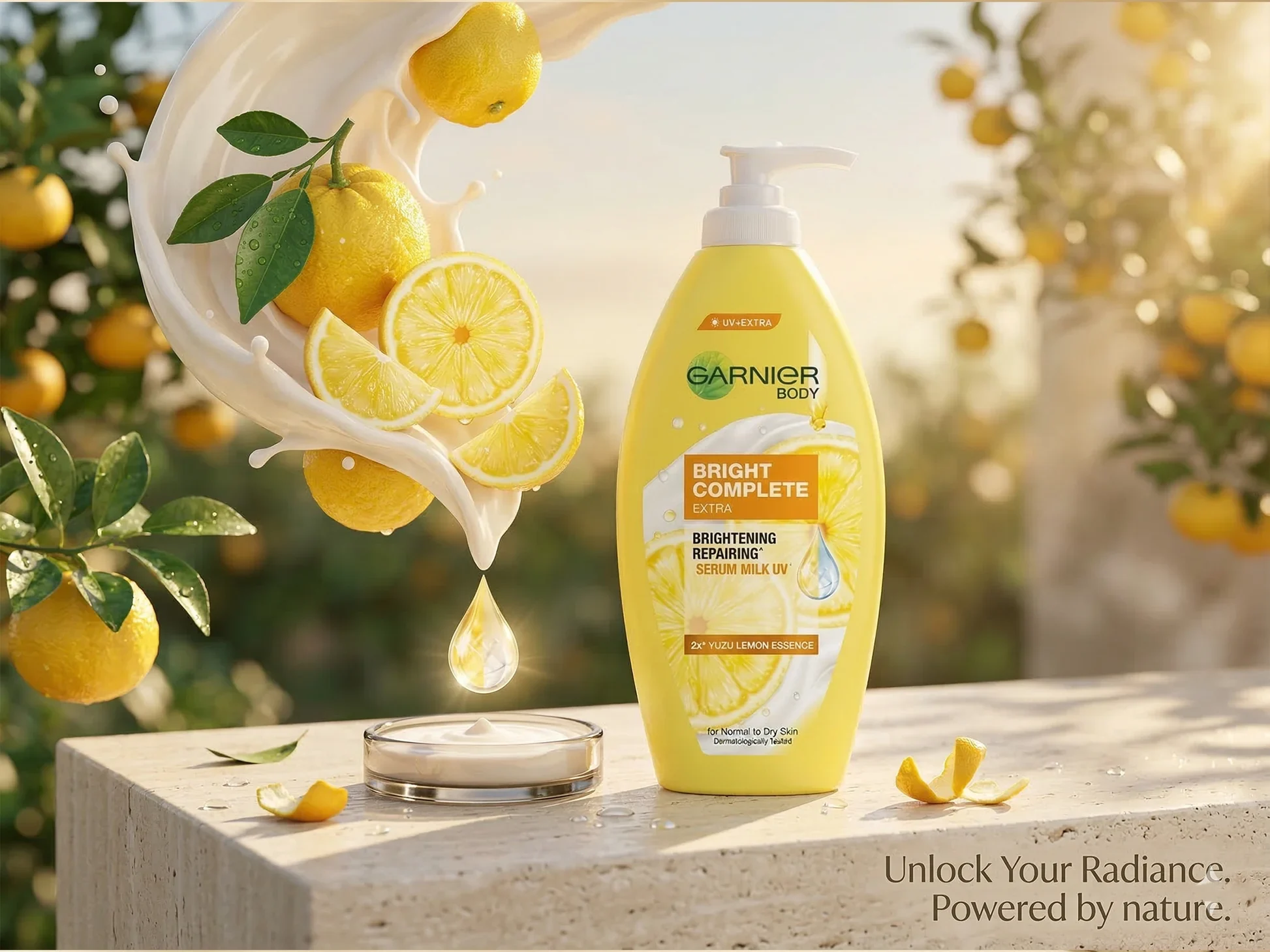 GARNIER VITAMINC BODY LOTION 400ML