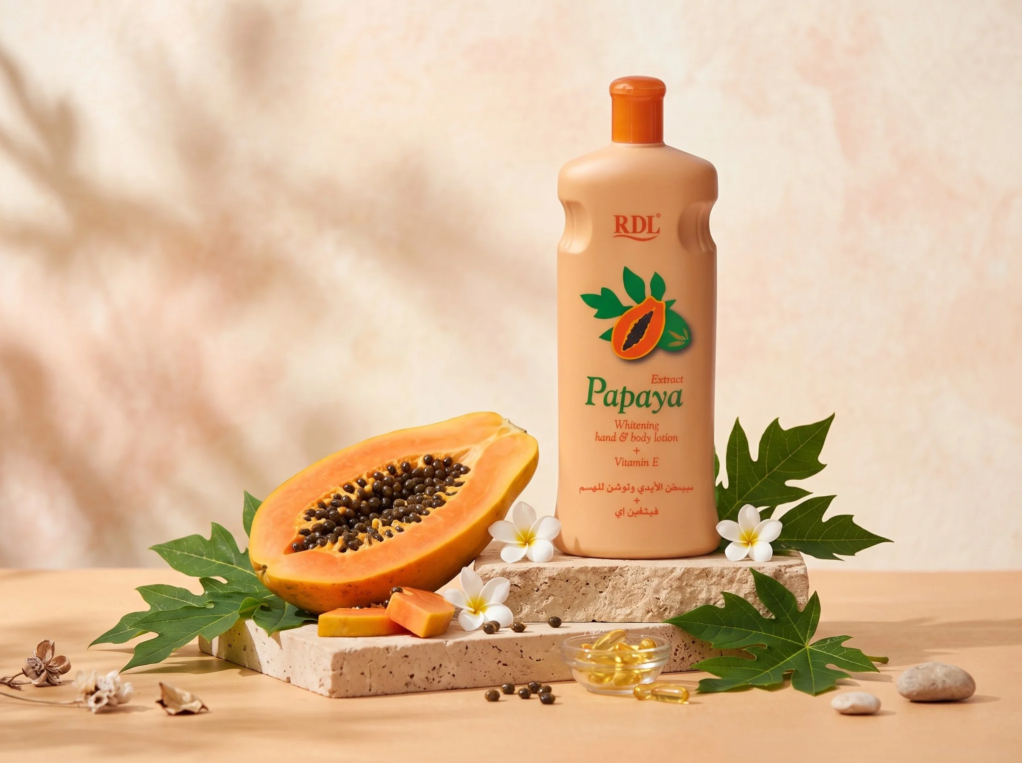RDL PAPAYA B/LOTION600ML