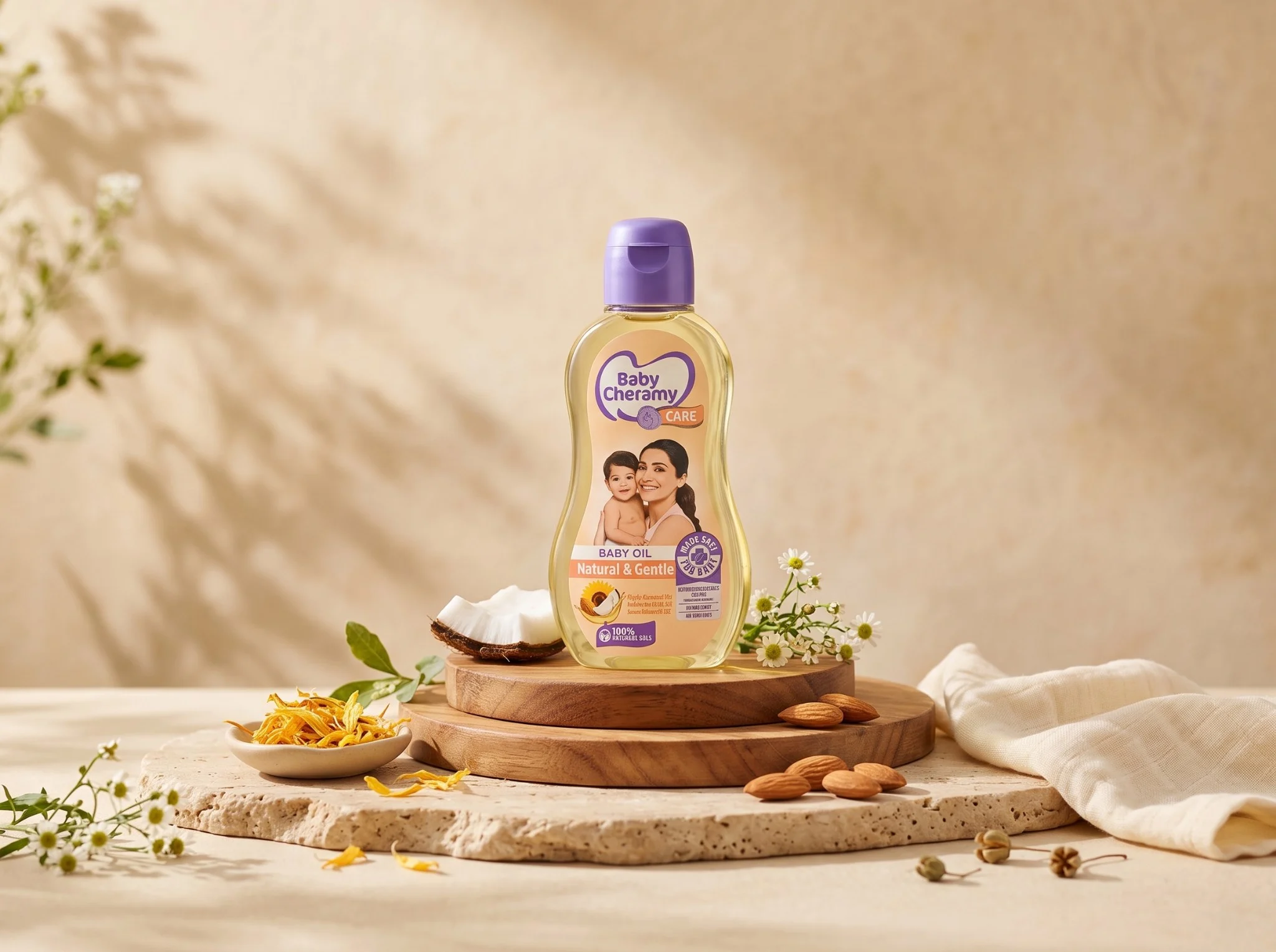 BABY CHERAMY OIL COCONUT - 100ML