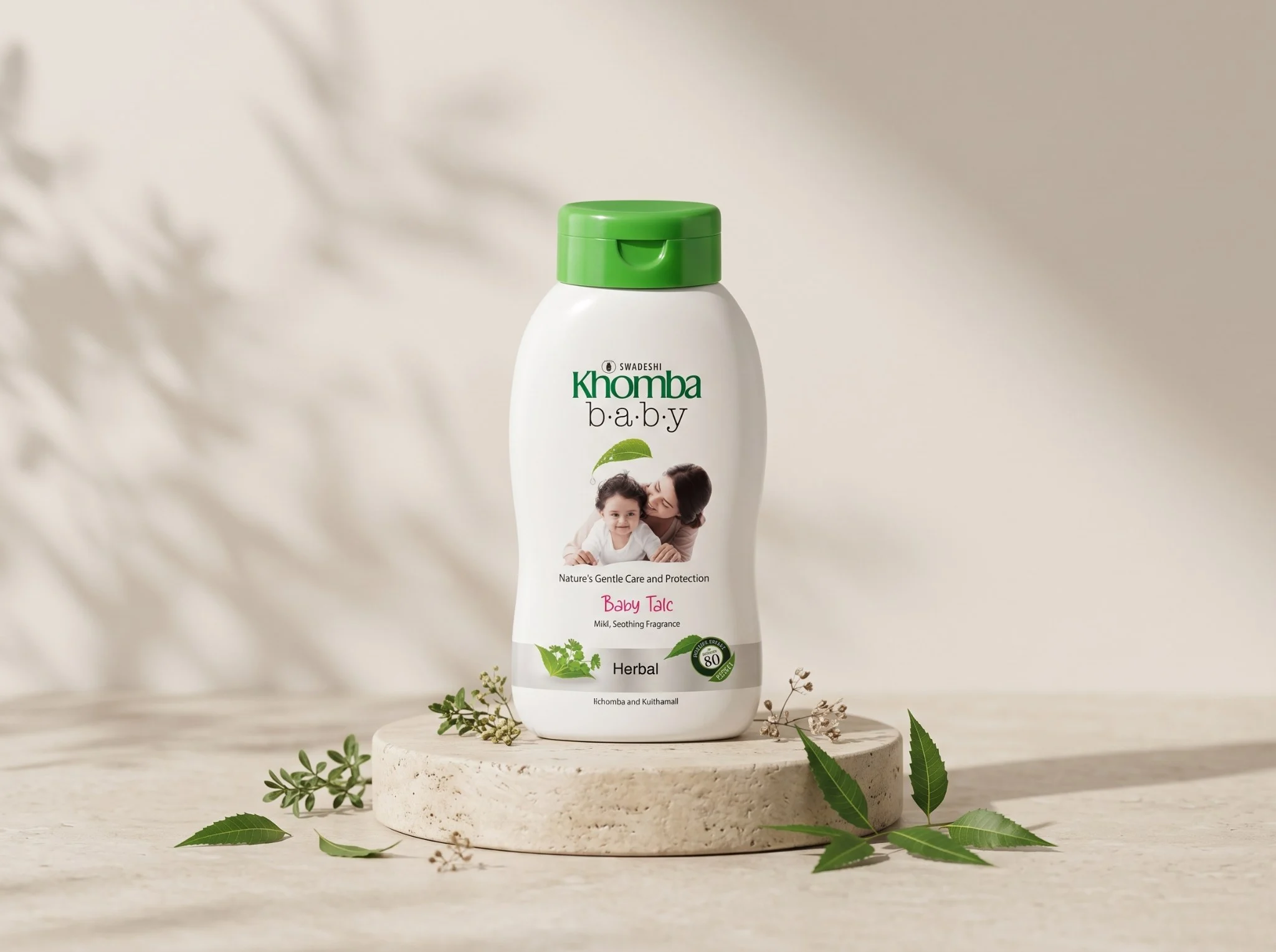 KHOMBA BABY TALC HERBAL 100G