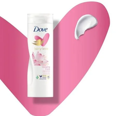 DOVE GLOWING B/LOTION400ML
