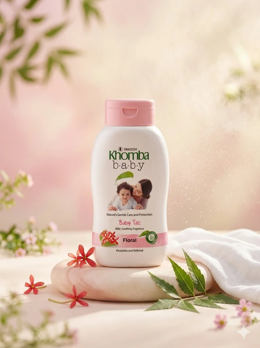 KHOMBA BABY TALC FLORAL100G