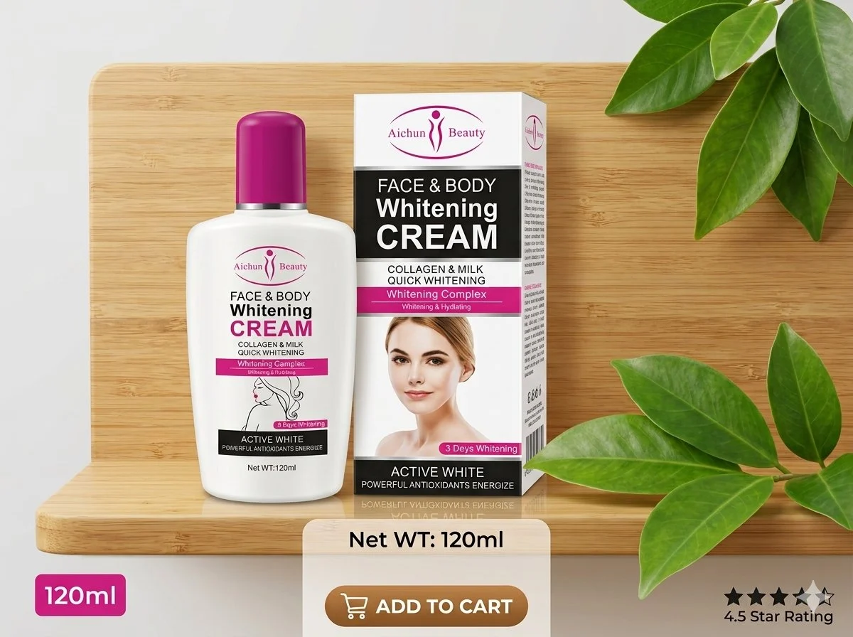 AICHUN BEAUTY FACE&BODY W.CREAM120ML