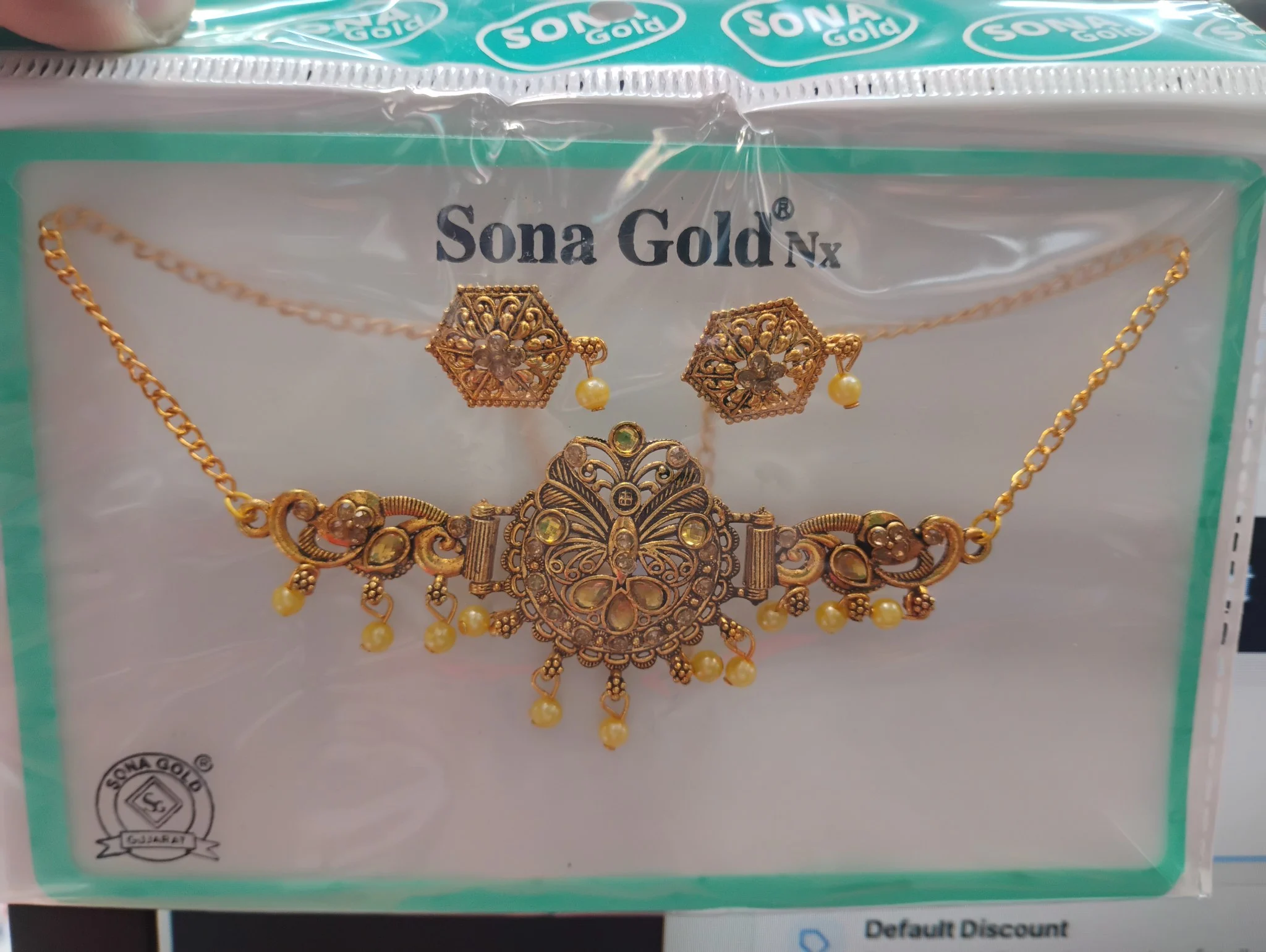SONA GOLD NECKLACE SET